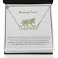 Amazing Dentist | Thank You For Your Patience | Professional Name Necklace
