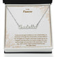 To My Fiancee | I Love You Enough | Custom Name Necklace