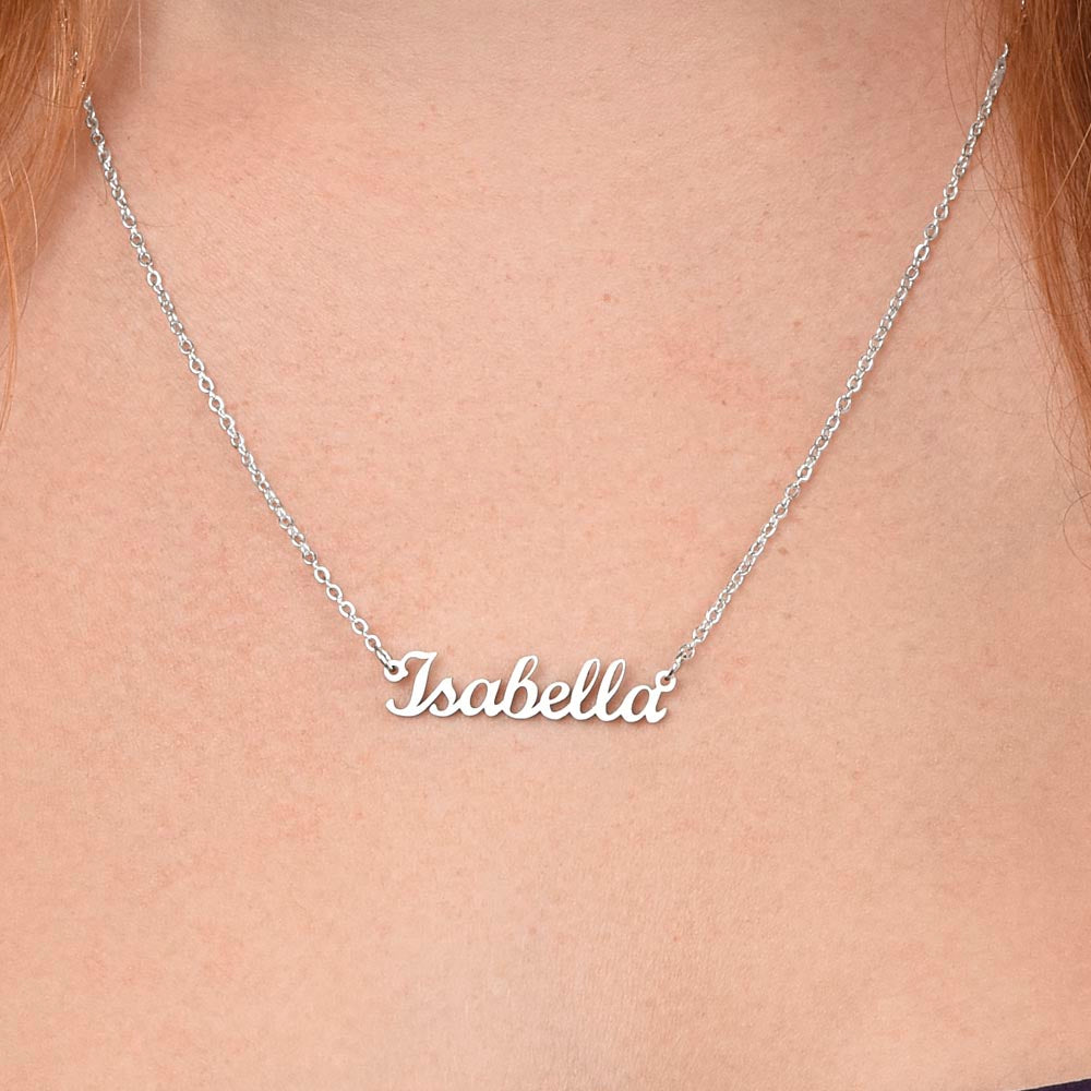 My Best Friend | I Love You So Much | Custom Name Necklace