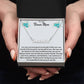 To My Bonus Mom | Thank You For Loving Me As Your Own | Name Necklace