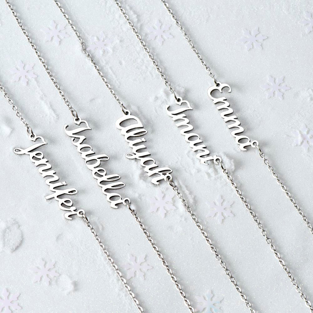 To My Grandma | I Love You | Jewelry Name Necklace