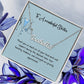 To A Wonderful Doctor | Thank You For All Your Hard Work | Professional Name Necklace