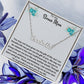 To My Bonus Mom | Thank You For Loving Me As Your Own | Name Necklace