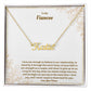 To My Fiancee | I Love You Enough | Custom Name Necklace