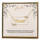 Be Patient Have Faith Trust God | Religious Faith Name Necklace