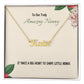 To Our Truly Amazing Nanny | Big Heart | Professional Name Necklace Gift
