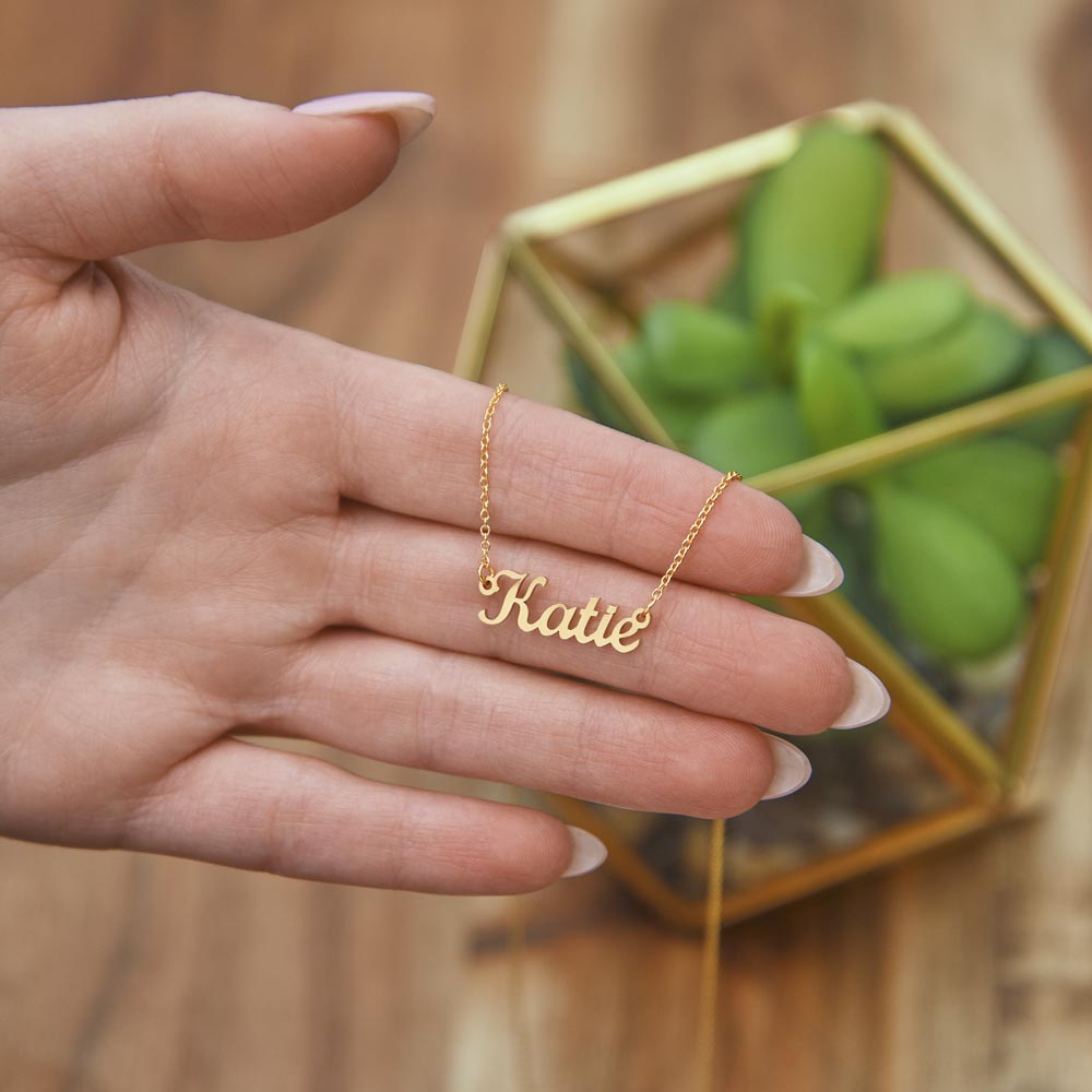 To My Bonus Mom | I Am Grateful To Have You | Custom Name Necklace