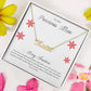 To My Precious Mom | Merry Christmas | Custom Name Necklace