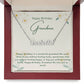 Happy Birthday Grandma | We Love You So Much | Name Pendant Necklace