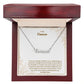 To My Fiancee | I Love You Enough | Custom Name Necklace