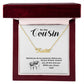 To My Cousin | Behind You All My Memories | Name Necklace