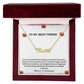 To My Best Friend | Merry Christmas | Name Necklace