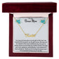 To My Bonus Mom | Thank You For Loving Me As Your Own | Name Necklace