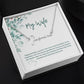 To My Wife | Happy Birthday | Pendant Name Necklace
