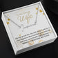 To My Sexy Wife | Merry Christmas | Name Necklace Gift
