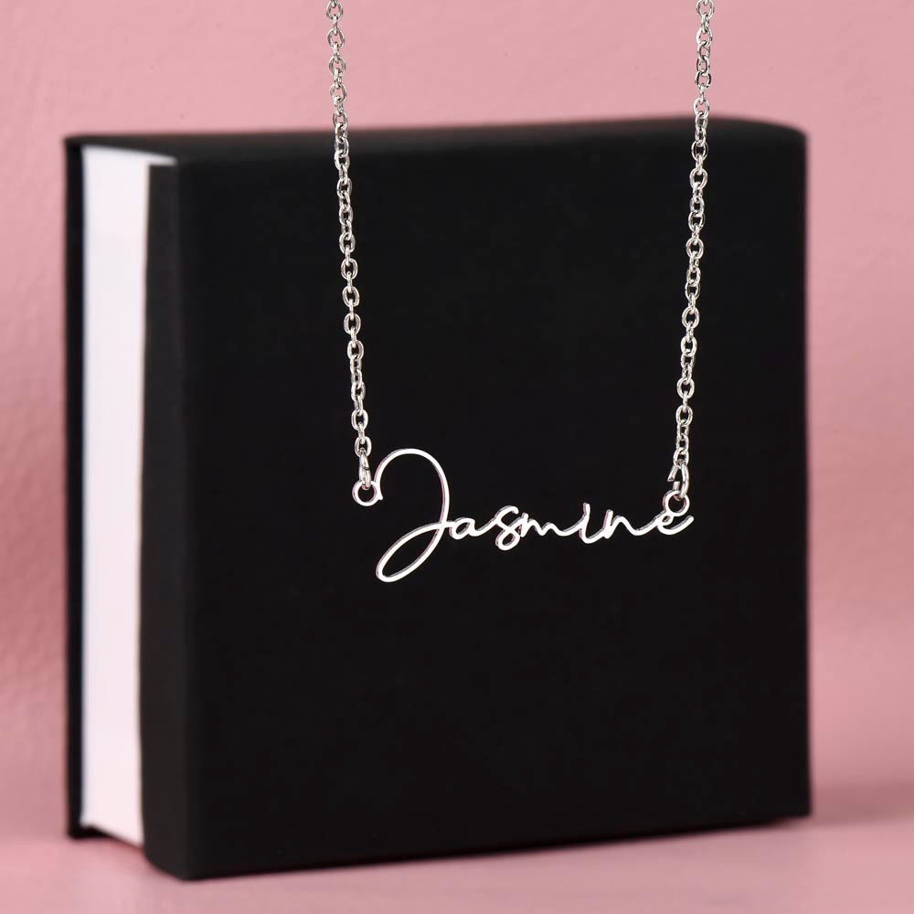 To My Sexy Wife | Merry Christmas | Name Necklace Gift