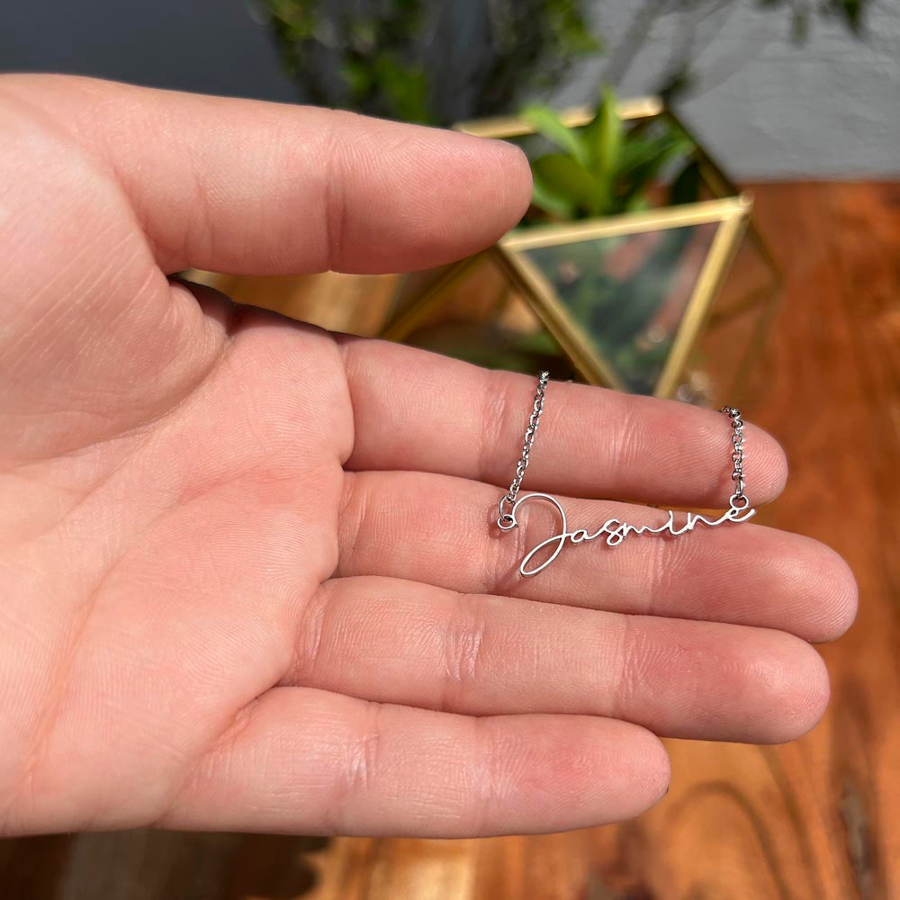 To My Sexy Wife | Merry Christmas | Name Necklace Gift