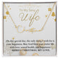 To My Sexy Wife | Merry Christmas | Name Necklace Gift
