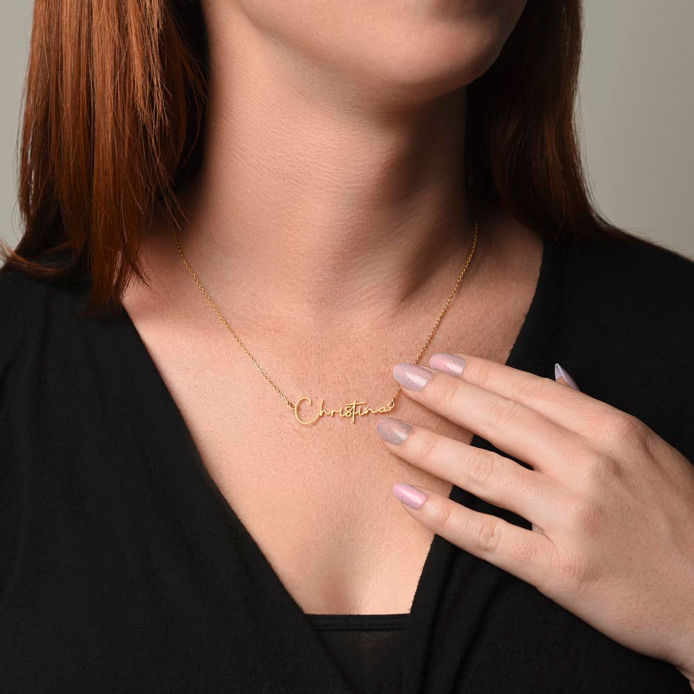 Best Friend | You Are The Joy In My Life | Script Name Necklace