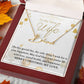 To My Sexy Wife | Merry Christmas | Name Necklace Gift