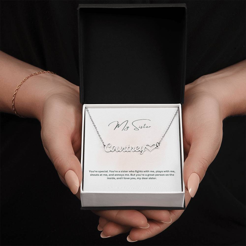 My Sister | You Are Special | Name Necklace