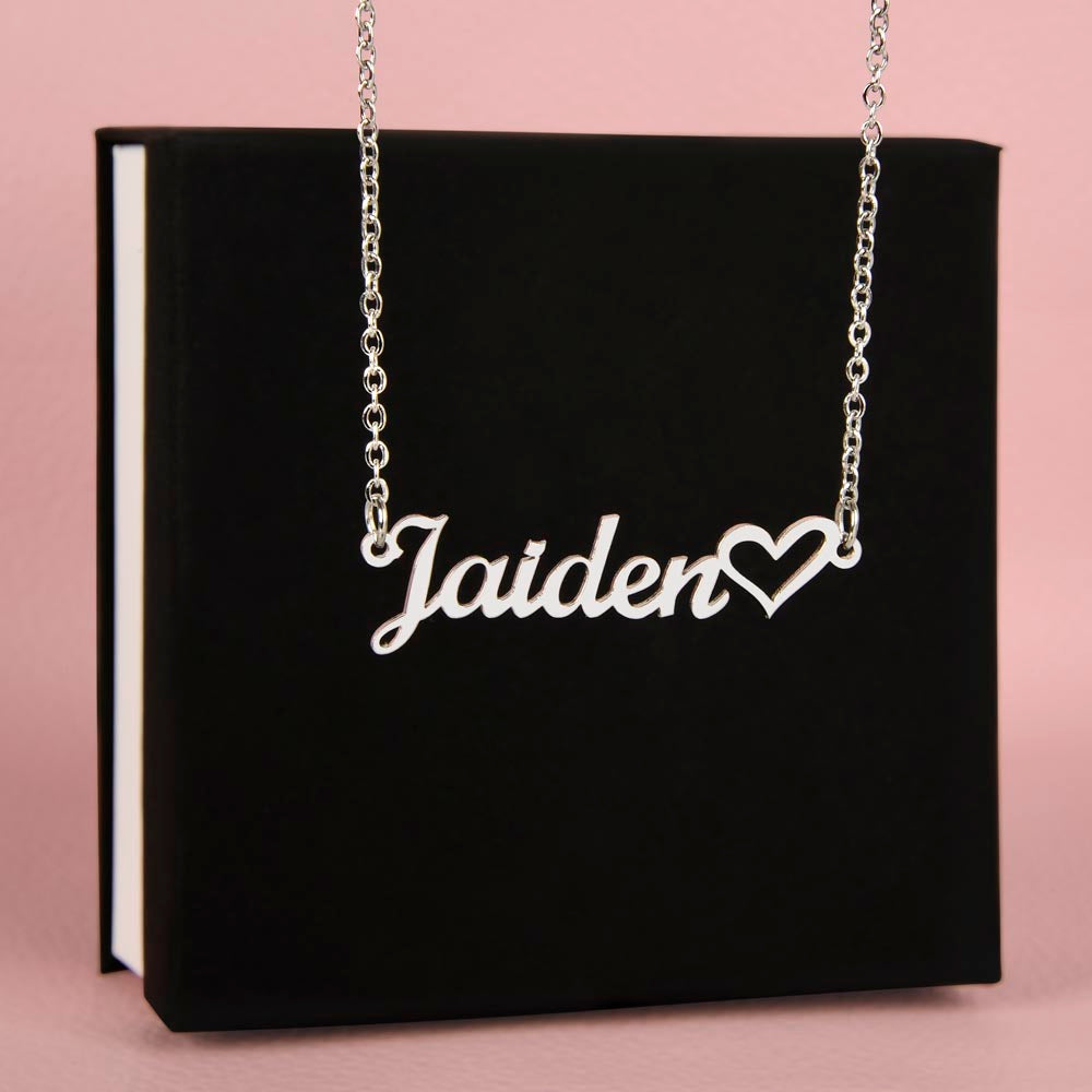 To My Wife | You Are My Love Story | Name Necklace