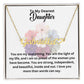 To My Dearest Daughter | You are My Everything | Pendant Name Necklace