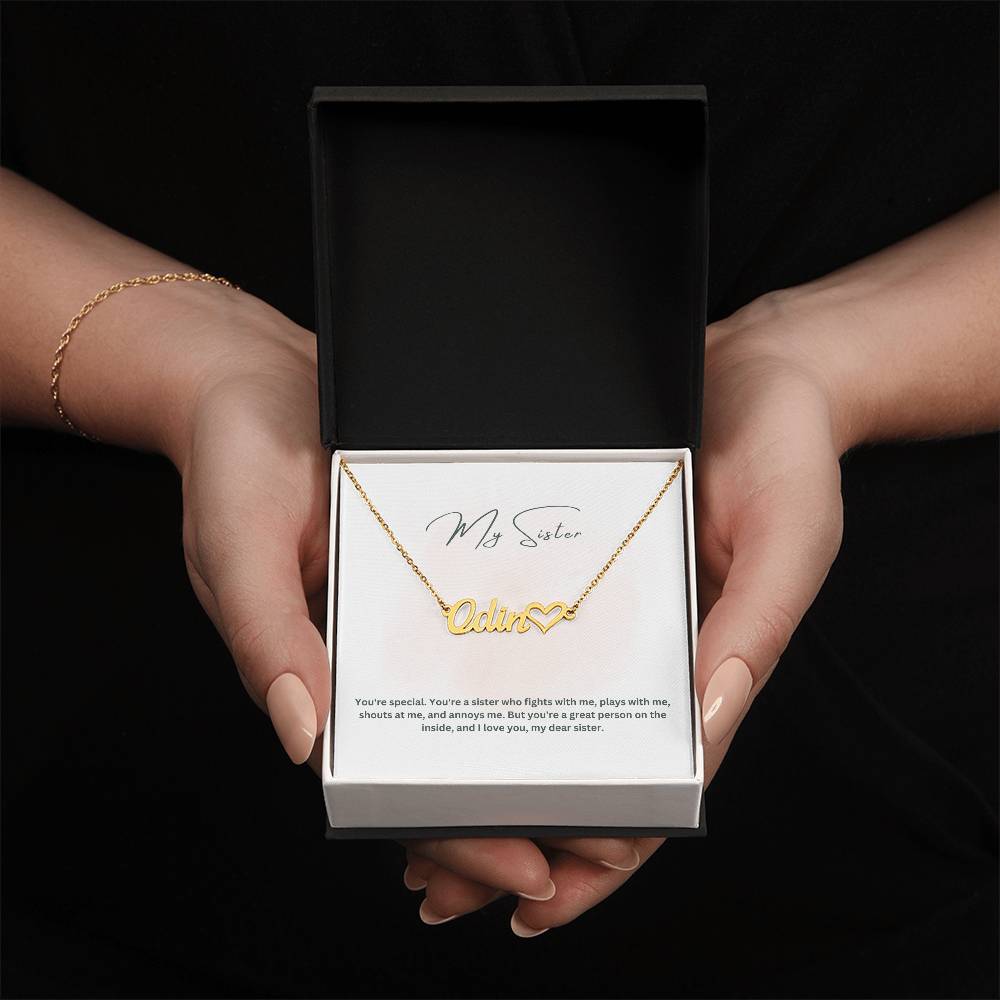 My Sister | You Are Special | Name Necklace