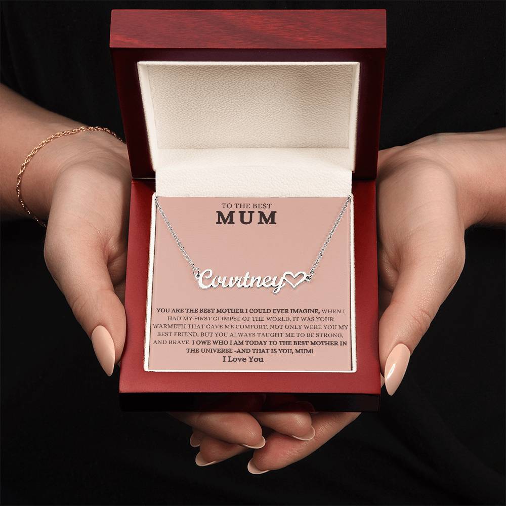 To The Best Mum | Jewelry Name Necklace