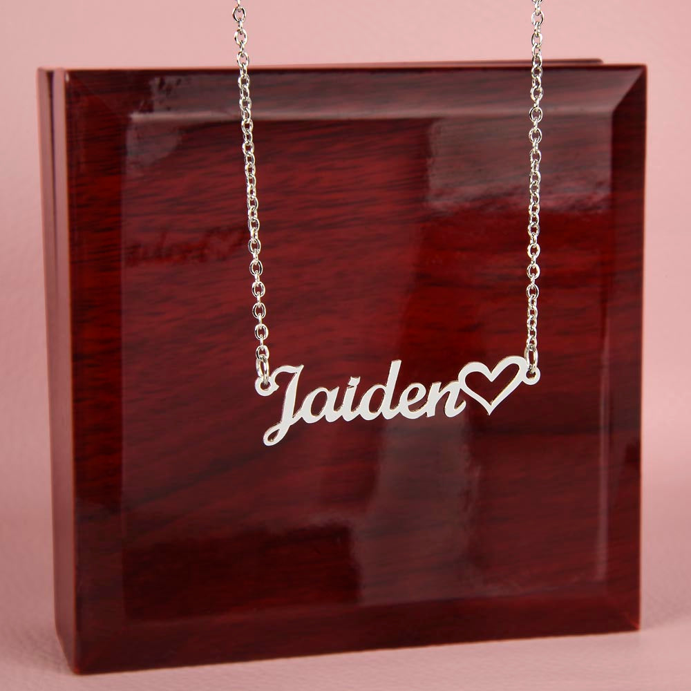 To My Wife | You Are My Love Story | Name Necklace
