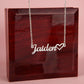 For My Wife | Happy Valentine's Day | Name Necklace