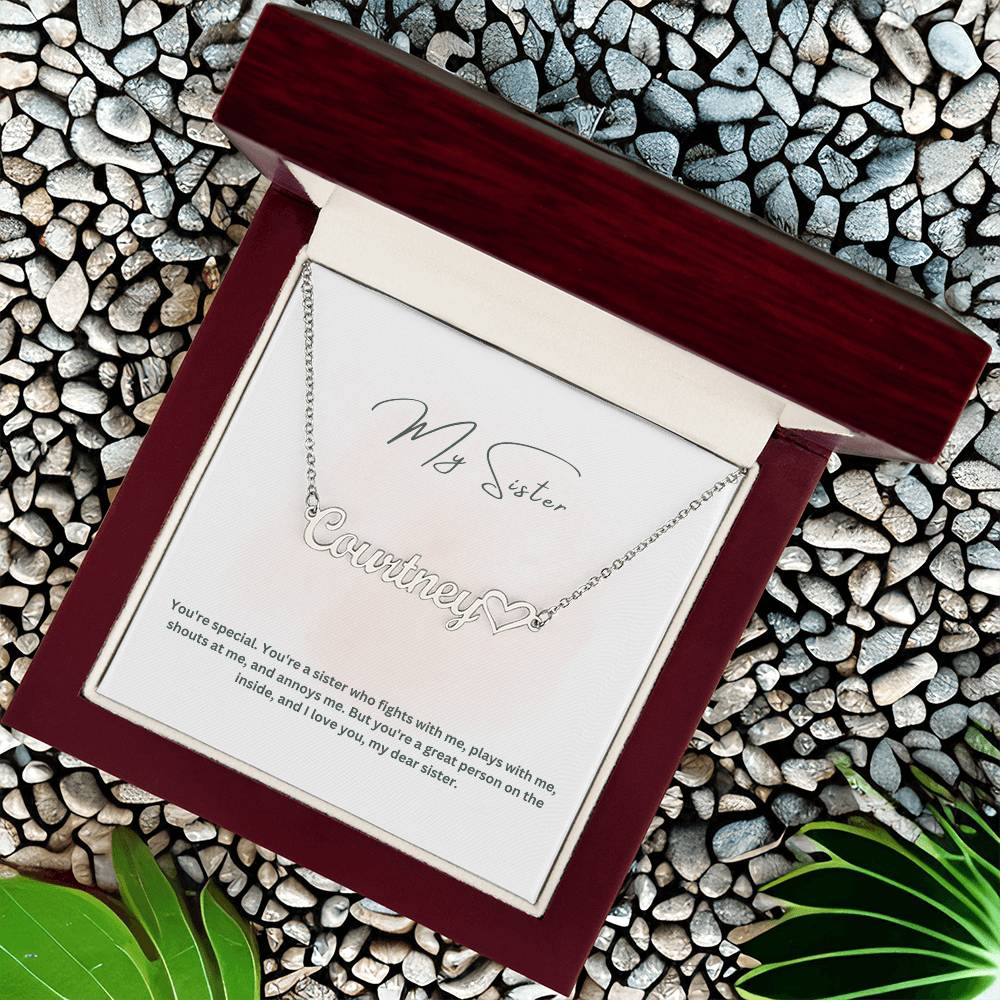 My Sister | You Are Special | Name Necklace