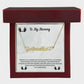 To My Mommy | Baby Bump Pregnancy Necklace