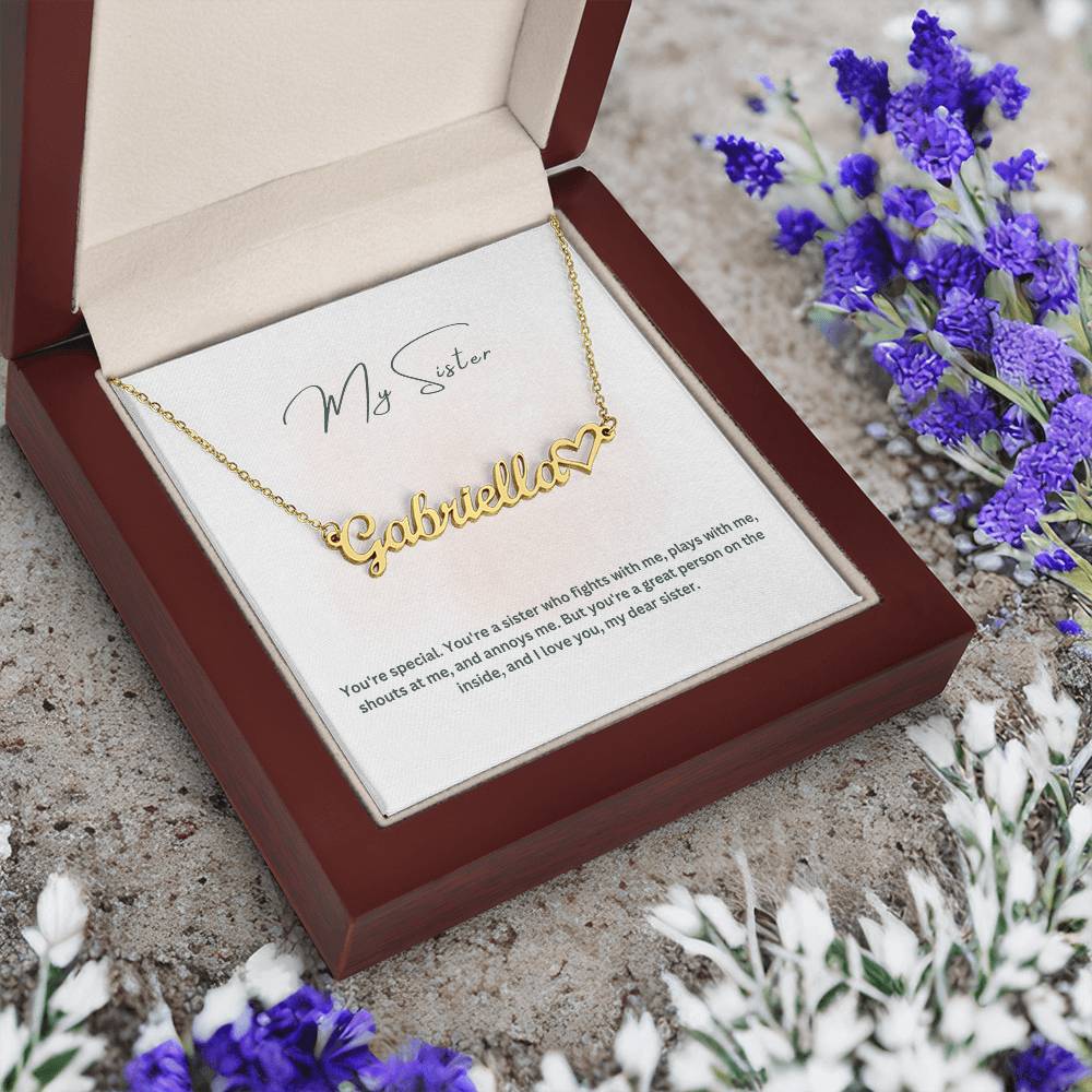 My Sister | You Are Special | Name Necklace