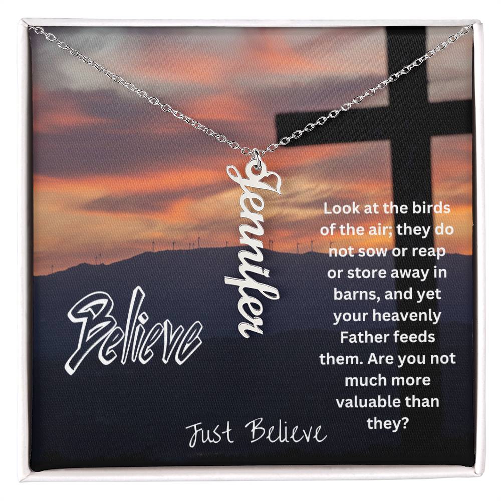 Just Believe Faith Necklace | Religious Jewelry Gift