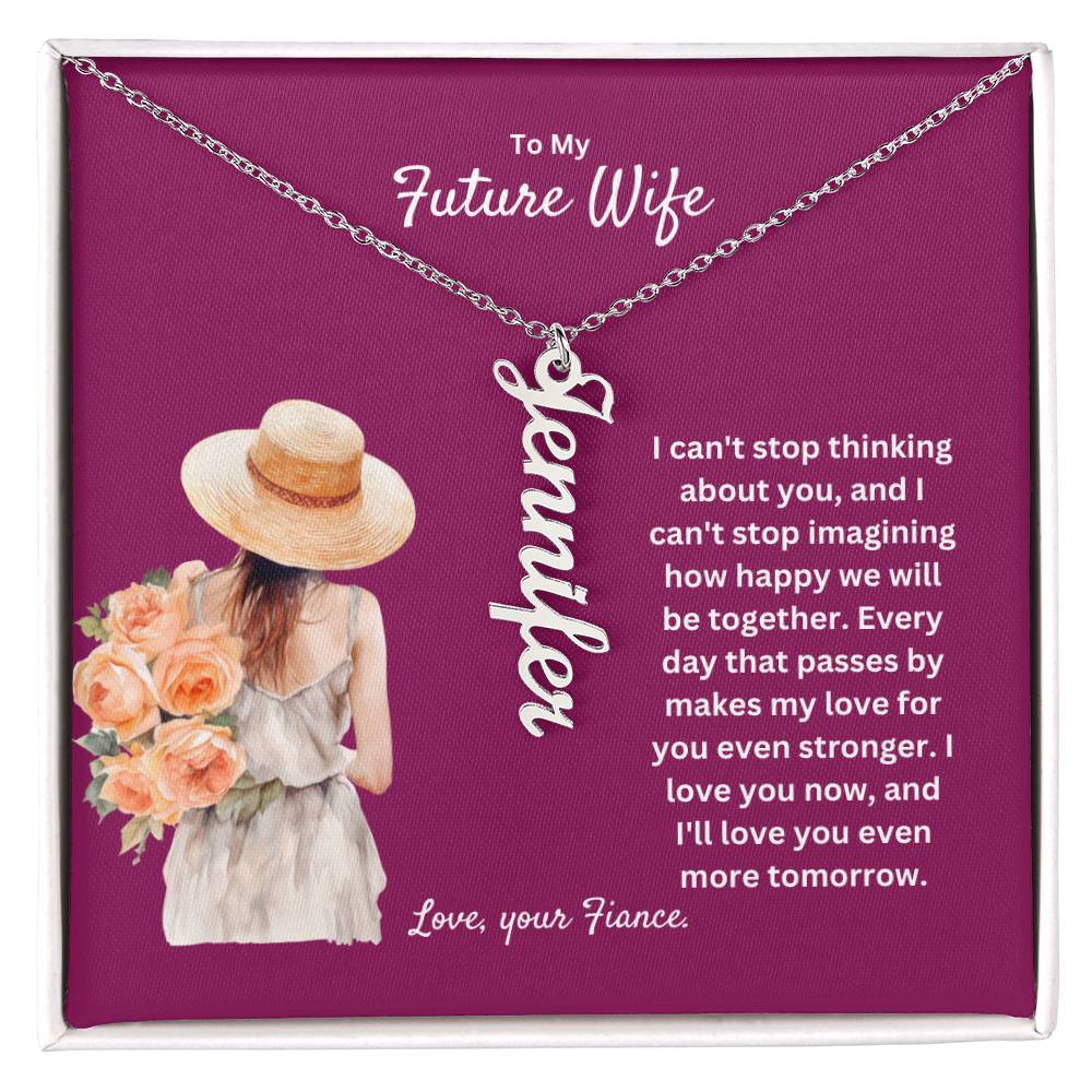 To My Future Wife | I Love You | Jewelry Name Necklace