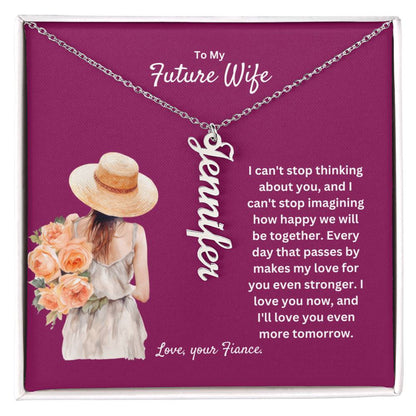 To My Future Wife | I Love You | Jewelry Name Necklace