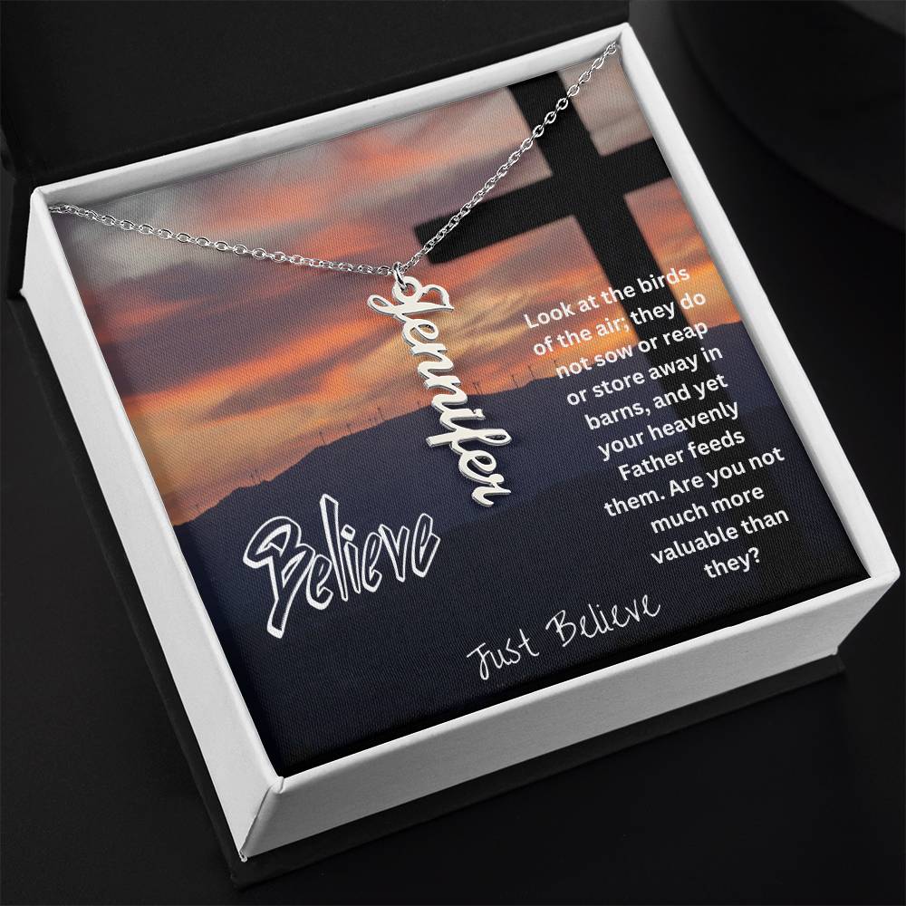 Just Believe Faith Necklace | Religious Jewelry Gift