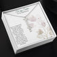To My Sister On Her Wedding Day | Name Necklace