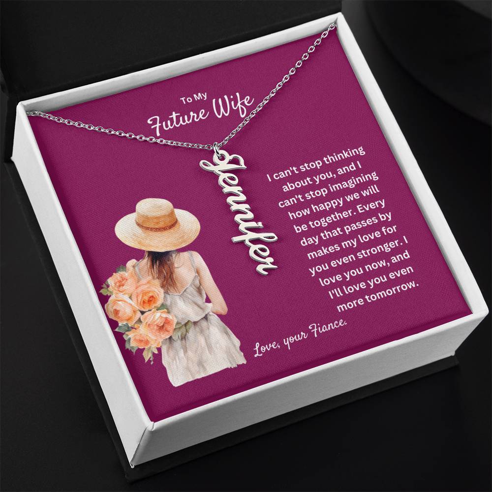 To My Future Wife | I Love You | Jewelry Name Necklace