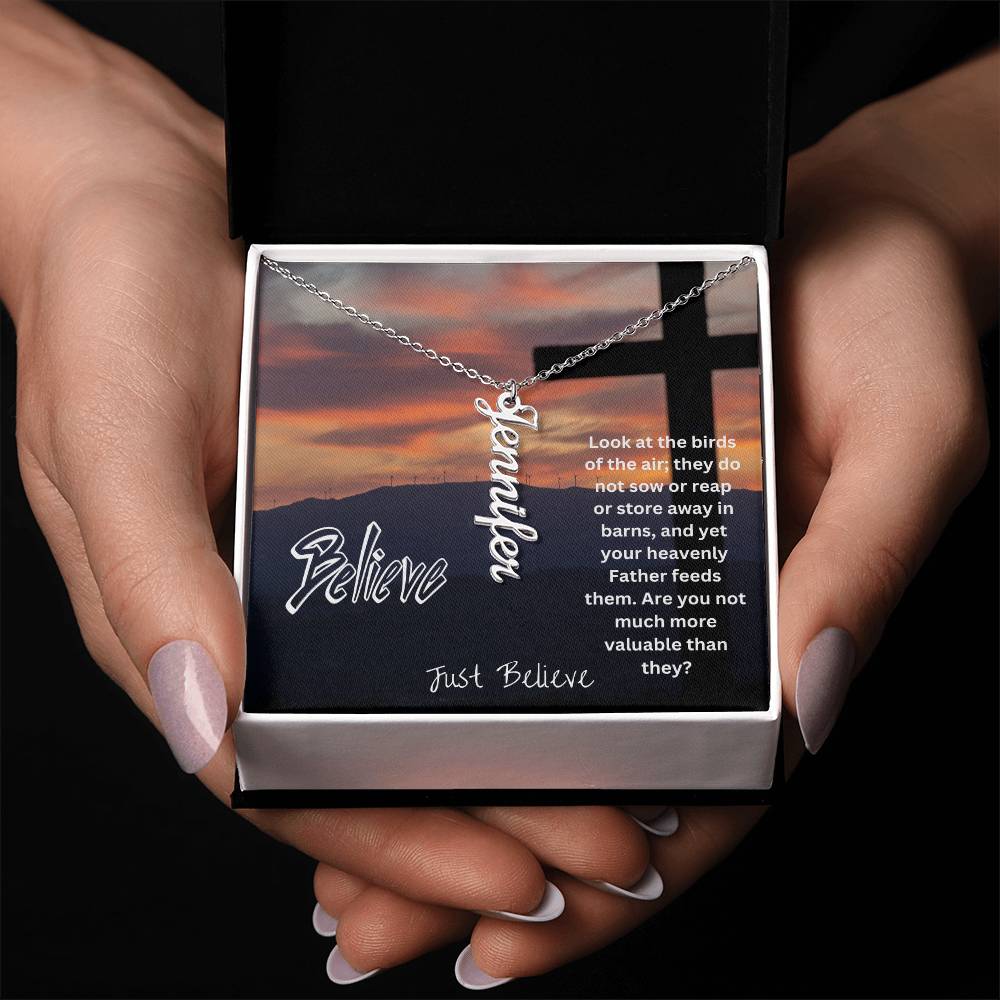 Just Believe Faith Necklace | Religious Jewelry Gift