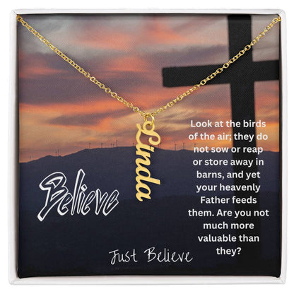 Just Believe Faith Necklace | Religious Jewelry Gift