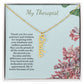 My Therapist | Thank You For Your Patience | Professional Name Pendant Necklace