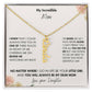 My Incredible Mom | Flower Name Necklace