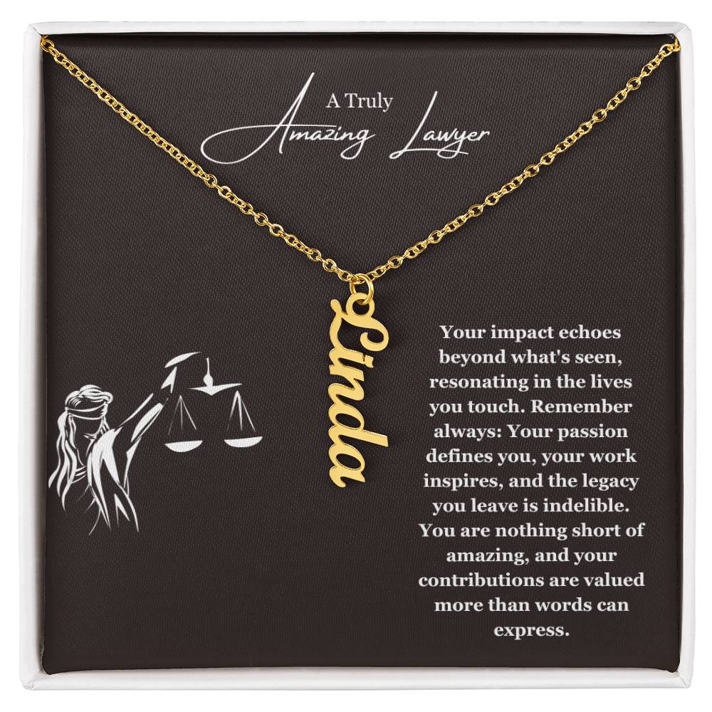 A Truly Amazing Lawyer | Your Impact Echoes Beyond What Is Seen |