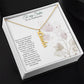 To My Sister On Her Wedding Day | Name Necklace