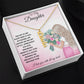To My Daughter | I Love You With All My Heart | Pendant Name Necklace