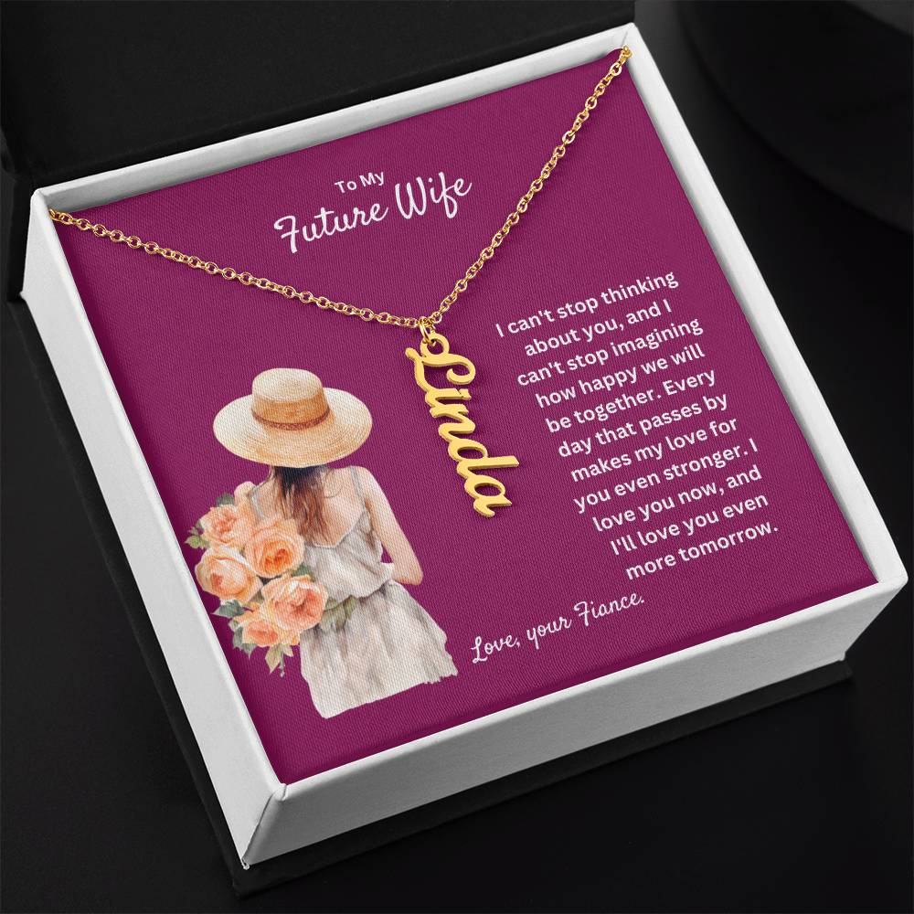 To My Future Wife | I Love You | Jewelry Name Necklace