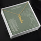Lovely Sister | You Have My Undying Love | Name Necklace