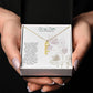 To My Sister On Her Wedding Day | Name Necklace